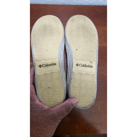 Columbia Women Sportwear PFG Vented Beige Slip-On Canvas Espadrille Flats Size 1 - Picture 5 of 7